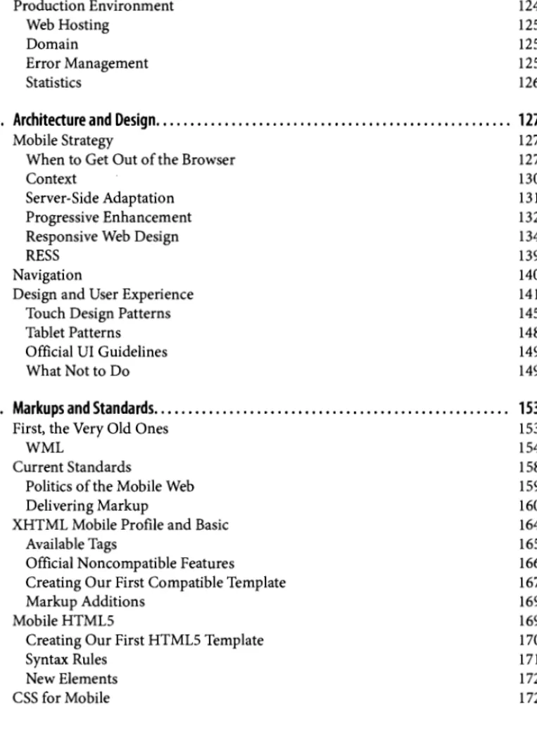 Table of (ontents I vii