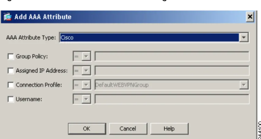 Figure 70-4 shows the Add AAA Attribute dialog box.