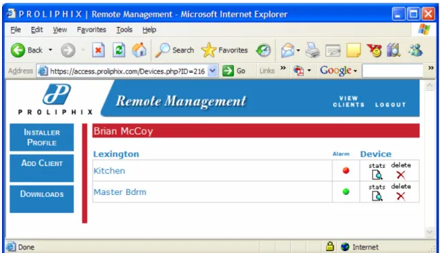 Figure 8a – Device List (McCoy) 