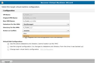 Figure 7  Select Target Virtual  Machine