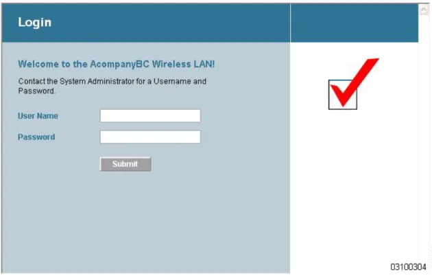 Figure 4: Modified Default Web Authentication Login Page Example