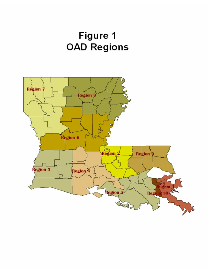 Figure 1: OAD Regions  