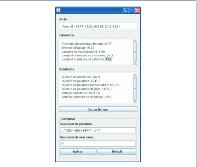Figure 2. Tool for calculating the style vector