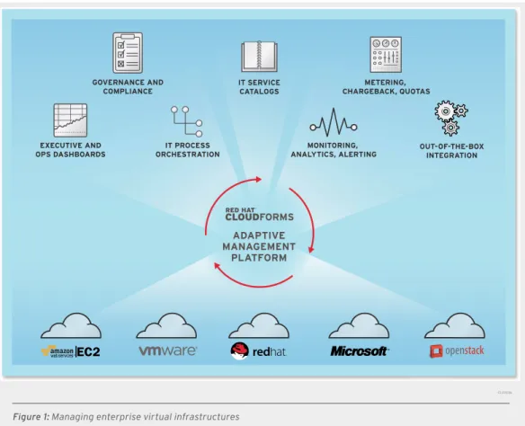 Figure 1: Managing enterprise virtual infrastructures