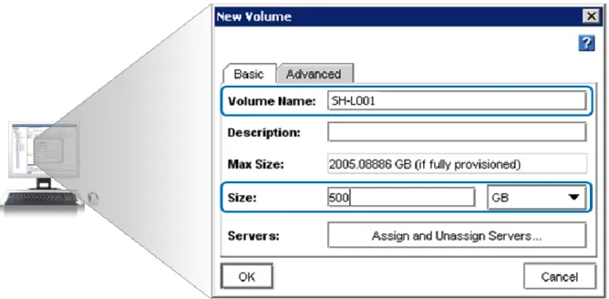 Figure 5. Creating a New Volume 