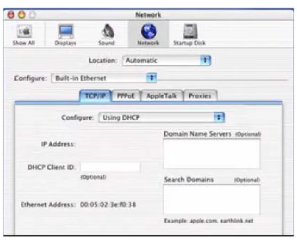 FIGURE 6. Network Panel