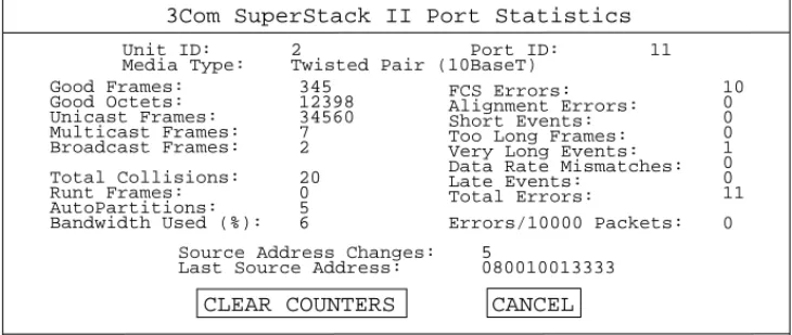 Figure 3-1    An Example Screen