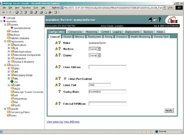 Figure 1-2 Administration Console