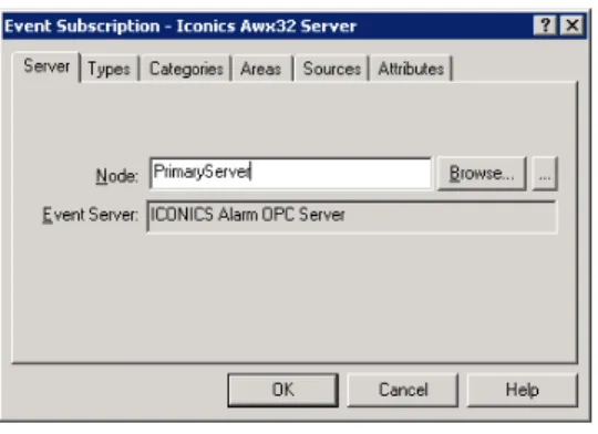 Figure 9 - Alarm Viewer Subscription 