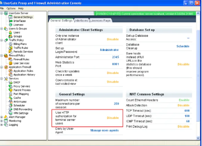 Figure 5. Terminal user support 