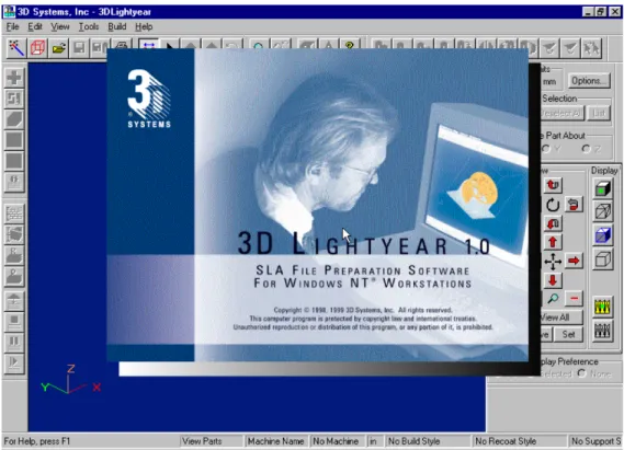 Figure 19. Following a momentary display of the program’s “Splash Screen”, the software opens into the main program workspace.