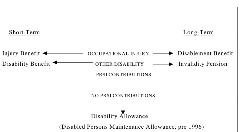 Figure 1: Description of Disability Payments in Ireland   