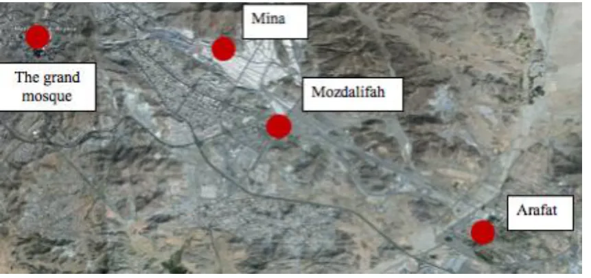 Figure 2.2: Pilgrimage sites [37] 