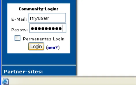 Figure 5: Successful form-redirection attack to a non-existing URL