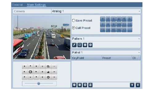 Figure 4. 4 PTZ- Call Preset