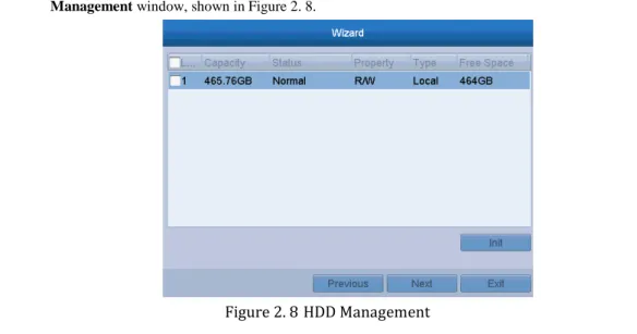Figure 2. 8 HDD Management