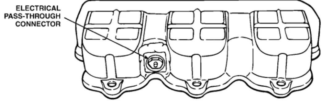 Figure 12 — Cylinder Head Cover with Electrical Pass-Through Connection