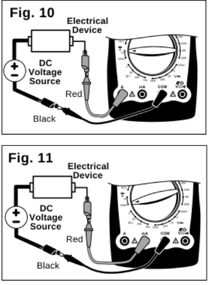 Fig. 12 BlackRedFig. 10BlackRedElectricalDeviceDCVoltageSourceFig. 11BlackRedElectricalDeviceDCVoltageSource