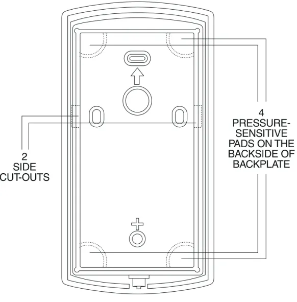 Figure 2-4 Performing a Glass Mounted Installation