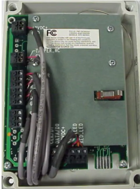 Figure 2-1 – Improper Wire Routing  Figure 2-2 – Proper Wire Routing  2.3.1.1  Remove the Transceiver Control Box cover