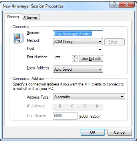 Figure 25: Xbrowser Properties Dialog Box, General Tab 