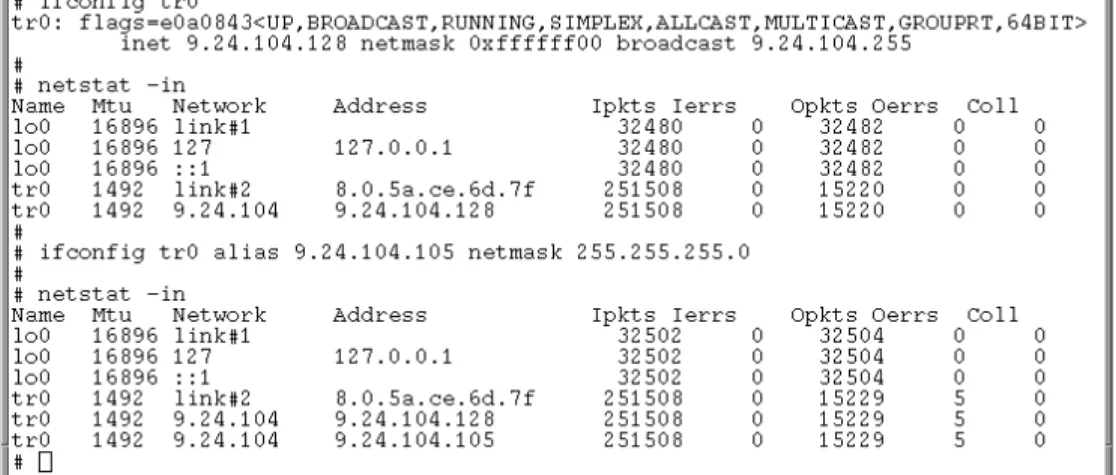 Figure 54. How to Verify that the Alias Has Been Created Correctly