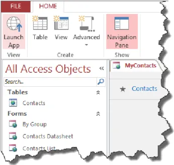 Figure 7 – launch your new Access web app 