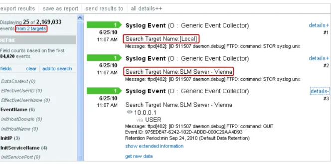 Figure 7-2   Distributed Search Results