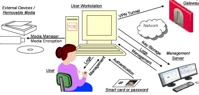 Figure 1-1 - TOE Operational Environment 