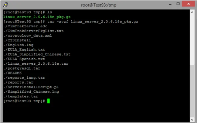 Figure 44: Extracting the CimTrak™ Installation file(s) 