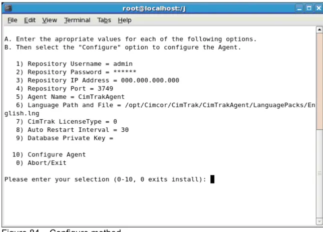 Figure 84 – Configure method    