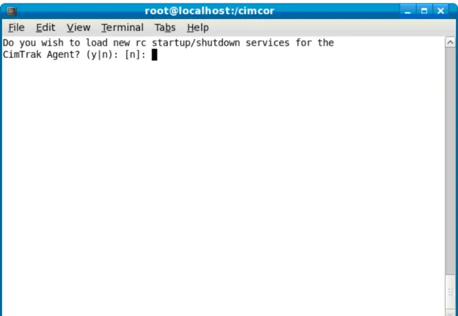 Figure 87 – Install rc startup/shutdown services 