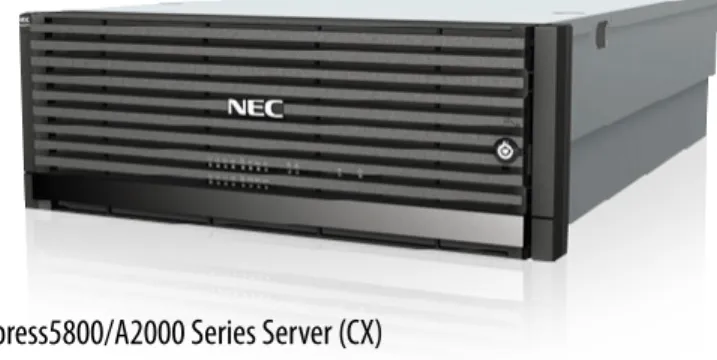 Figure 1: NEC Express5800/A2000 Series Server (CX) 