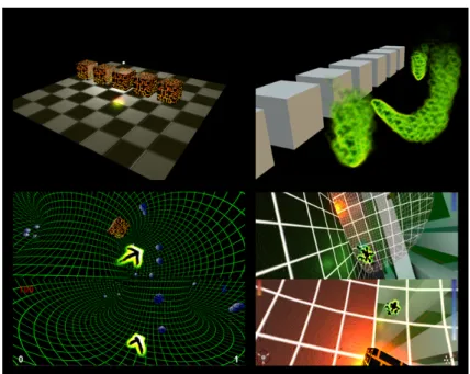 Figure 5: Graphic results at different development stages