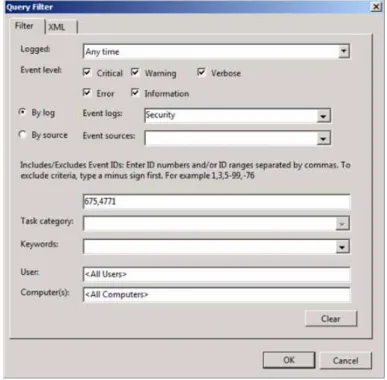 Table 2 shows a representative measurement of how Microsoft’s native tools address the five aspects of Event Log  Management.