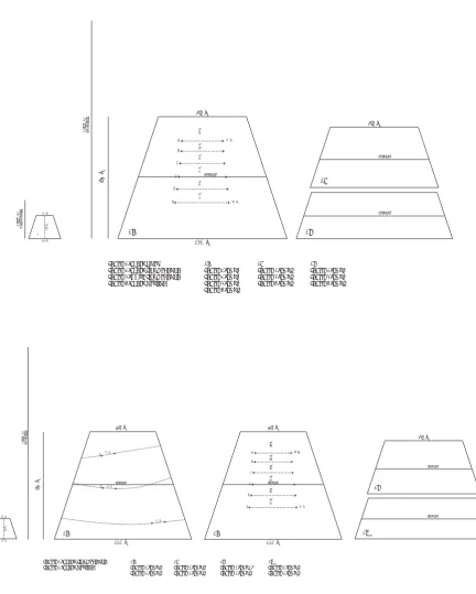 Figure 28 (top) Final Design 1: Enlargement of miniature pattern pieces. Hope, Amelia