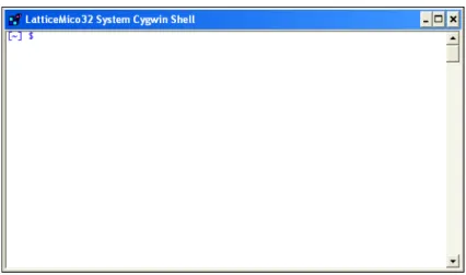 Figure 22: LatticeMico System SDK Shell