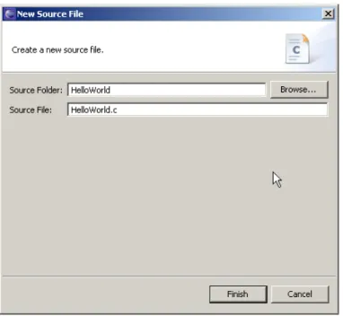 Figure 34: New Source File Dialog Box