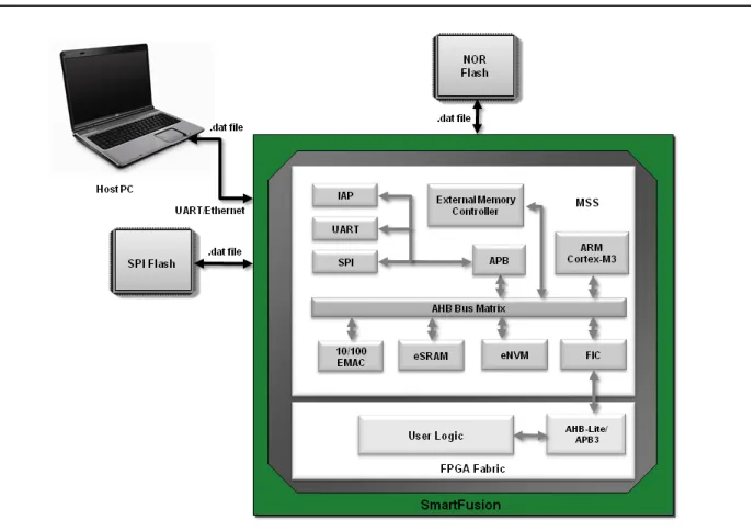 Figure 1 • Block Diagram for the IAP Programming for eNVM and/or FPGA Fabric