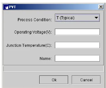 Figure 2-5 PVT Window
