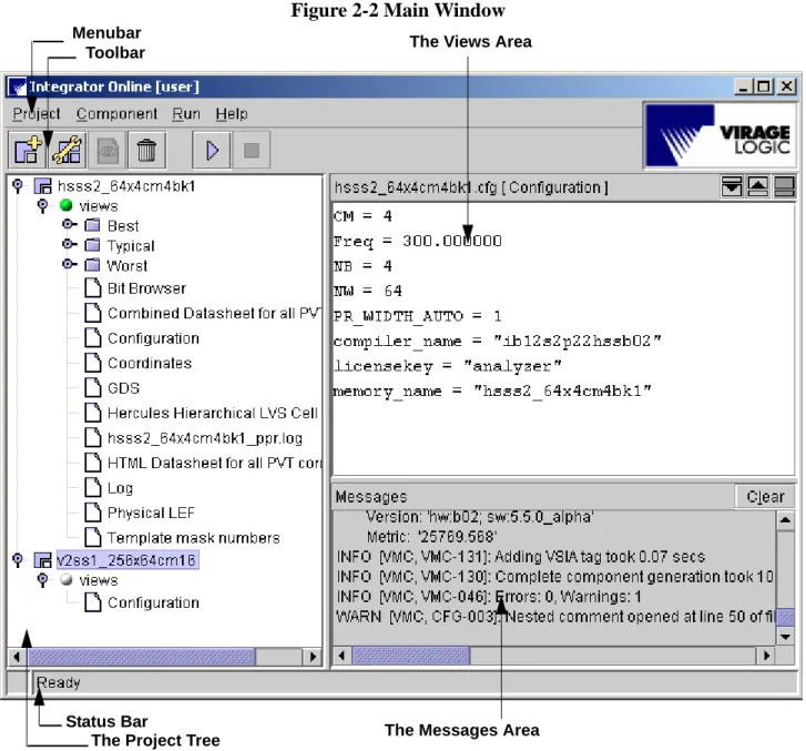 Figure 2-2 Main Window