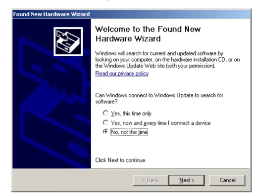 Figure 6 – Found New Hardware Wizard Dialog