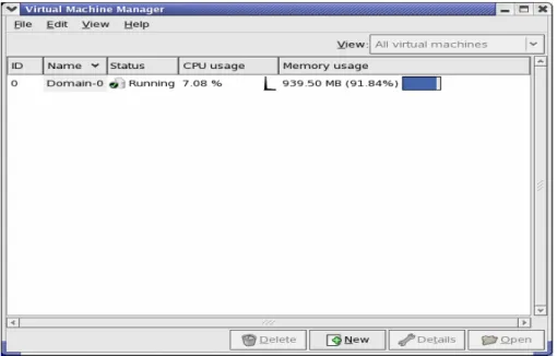 Figure 1: Virtual Machine Manager 