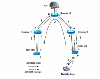 Figure 3 Hawaii path setup scheme MSF 