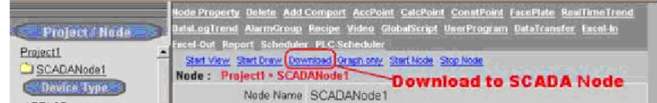 Figure 4-31 - SCADA Node Main page (Main.asp) - Download 