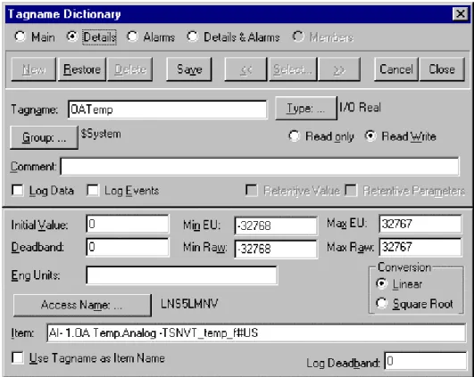 Figure 12  Using an alternate format to convert data to US units.