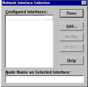 Figure 1.  NetDDE setup dialog.  Click Done to skip and continue.