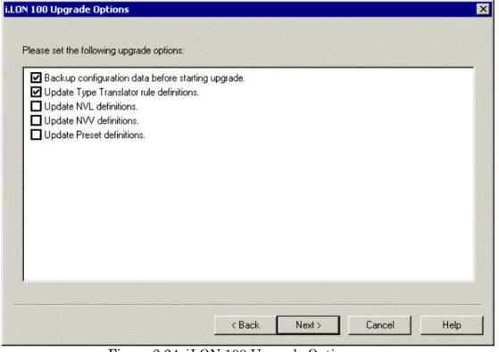 Table 2.21 Upgrade Options 