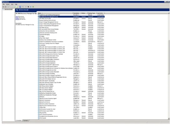 Figure 4 HP 3PAR Recovery Manager for SQL service