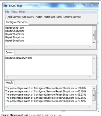 Figure 4 Planning unit tool. A snapshot of the planning unit tool.